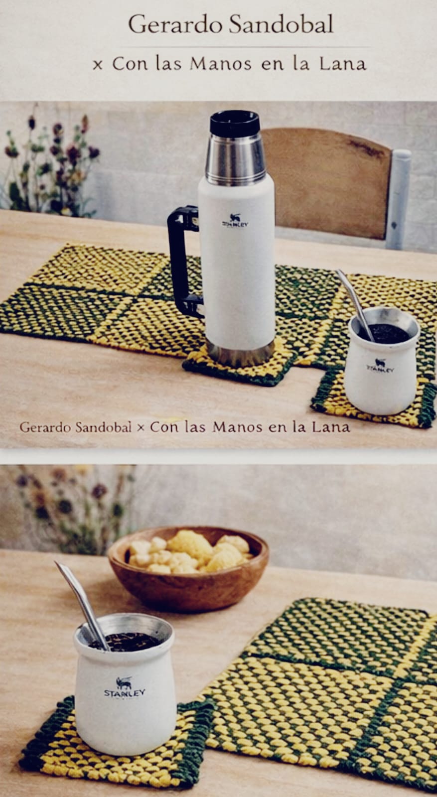 Pieza de la colaboración GS